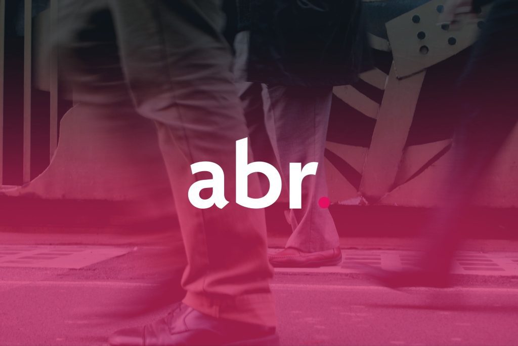ABR Talent Blog Image of people walking fast